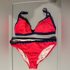 Boden Scalloped Edge Bikini
